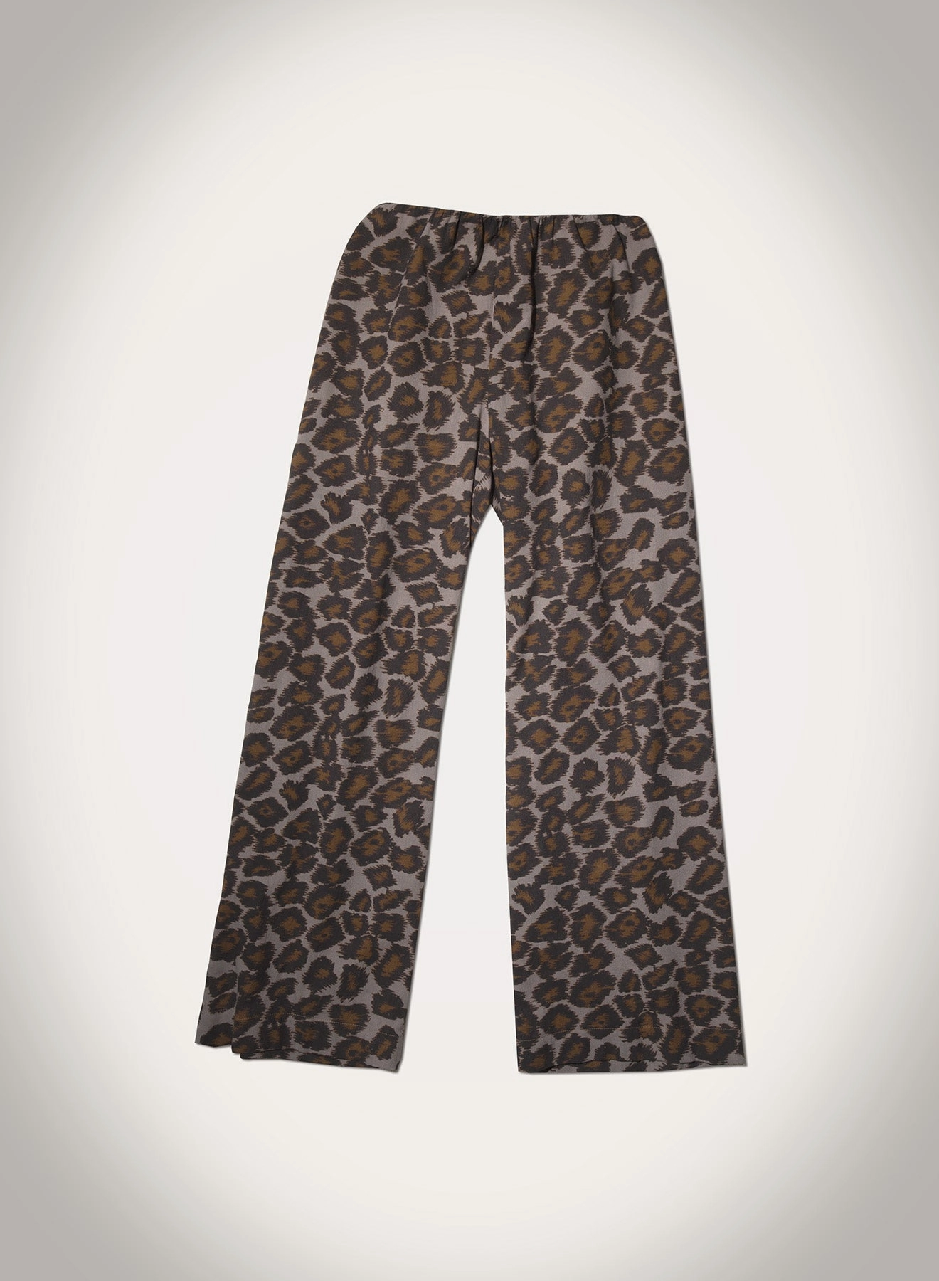 Brenda - Printed Cotton Voile Pants - Crayon Ocelot Breathable Wear Fit