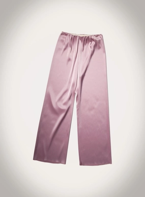 Flexible shape Brenda - Slip Satin Pants - Dusty Pink