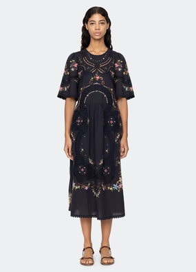 Edwina S/S Dress Urban Cool Pastel-Tone