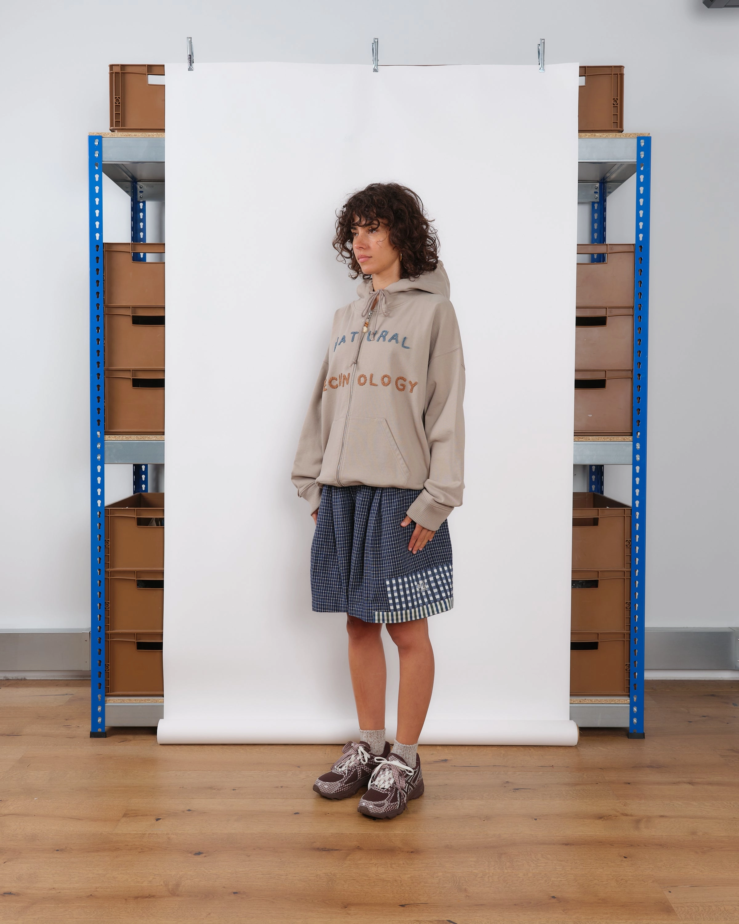 Bridge Shorts - Indigo Picnic Handloom Stylish Shorts Comfort Stretch