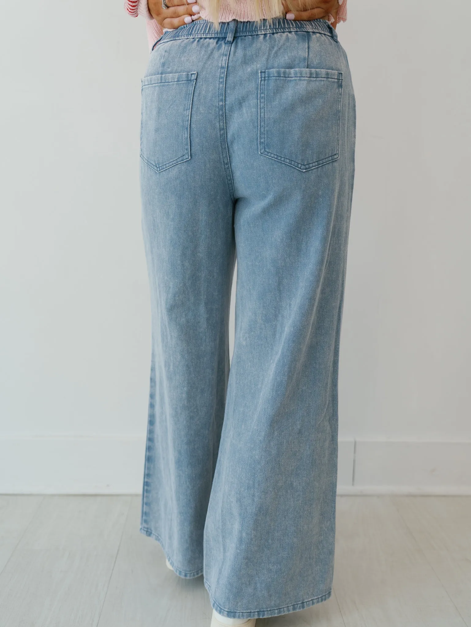 Brio Wide Leg Denim Pants