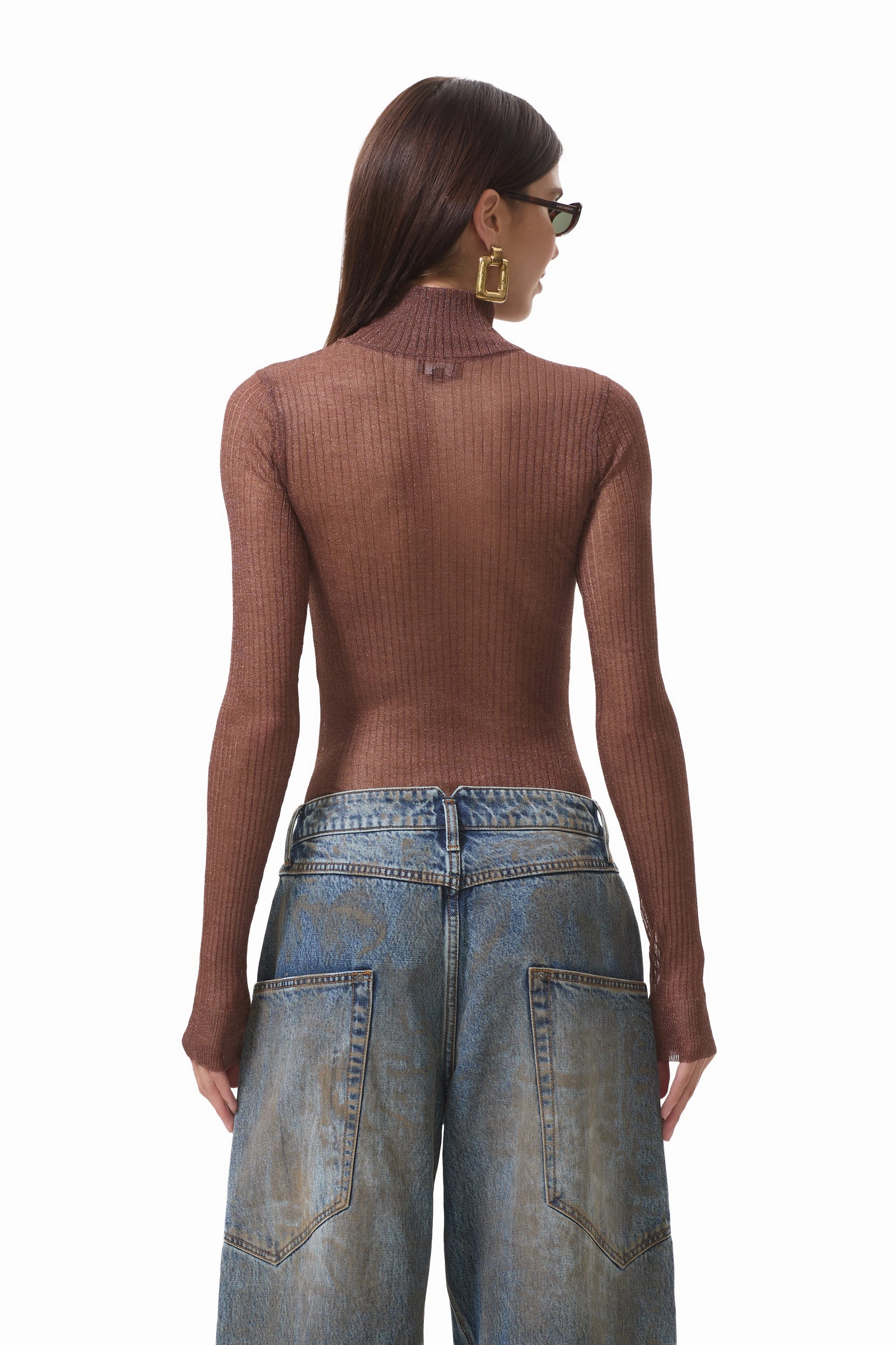 Bristol Top - Cappuccino BlendMaterials Neutral Tone Stitching
