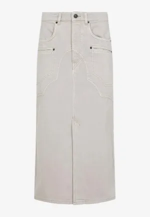 Britt Midi Denim Skirt
