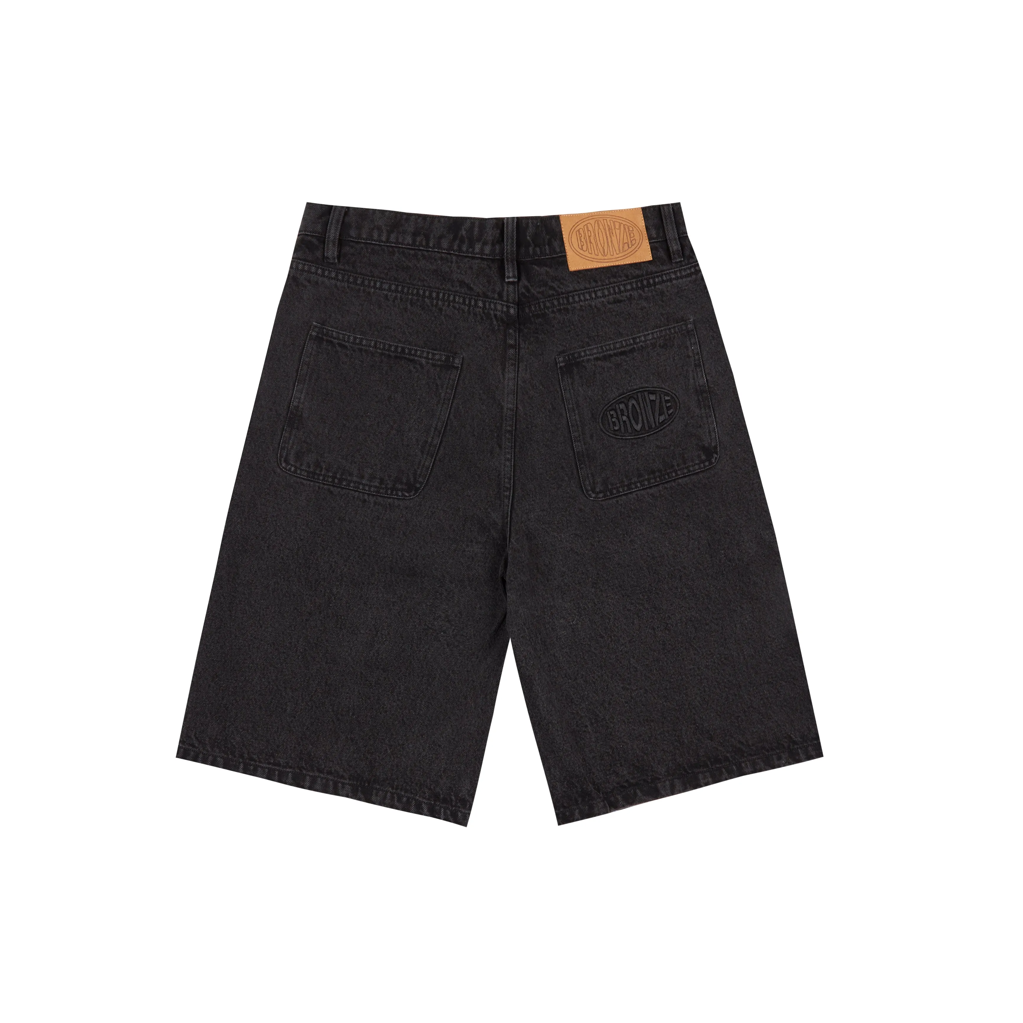 Bronze 56K Denim Jorts Black