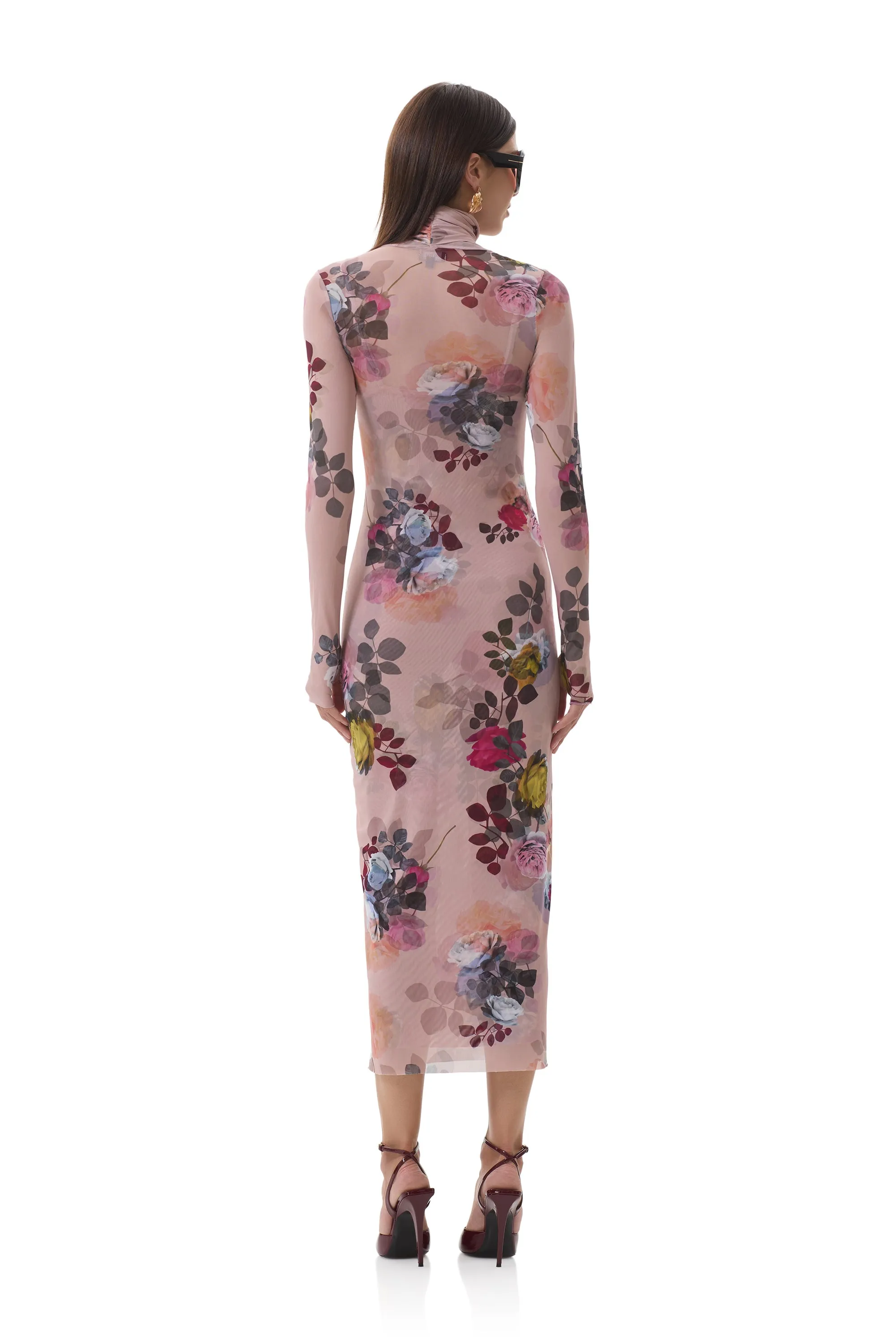 Bryony Dress - Photo Rose Fall Silhouette Layerable Piece
