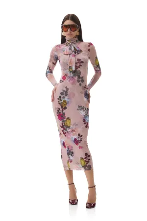 Layered Wear Fashion-Forward Fit Bryony Dress - Photo Rose