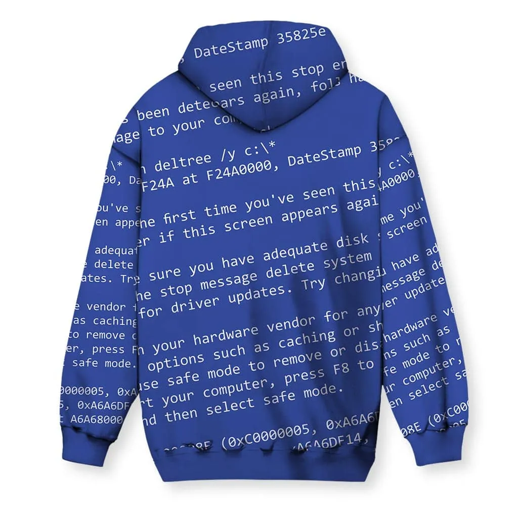 BSOD Men's Zip-Up Hoodie