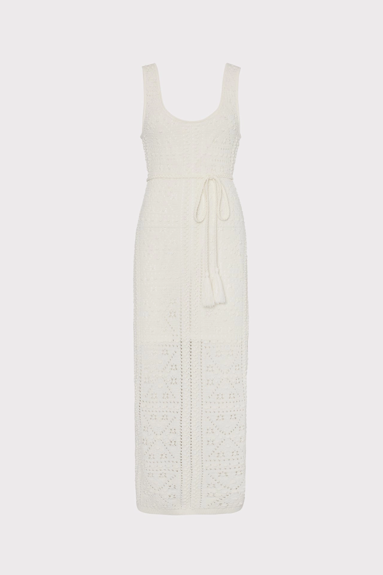 Bubble Pointelle Knit Midi Dress City Layer
