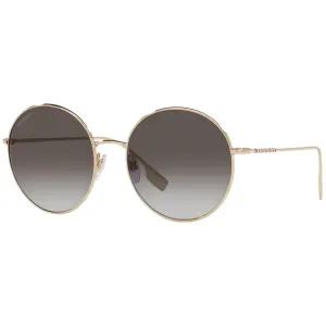Burberry Women's Sunglasses - Pippa Light Gold Metal Frame Grey Lens | 0BE3132 11098G