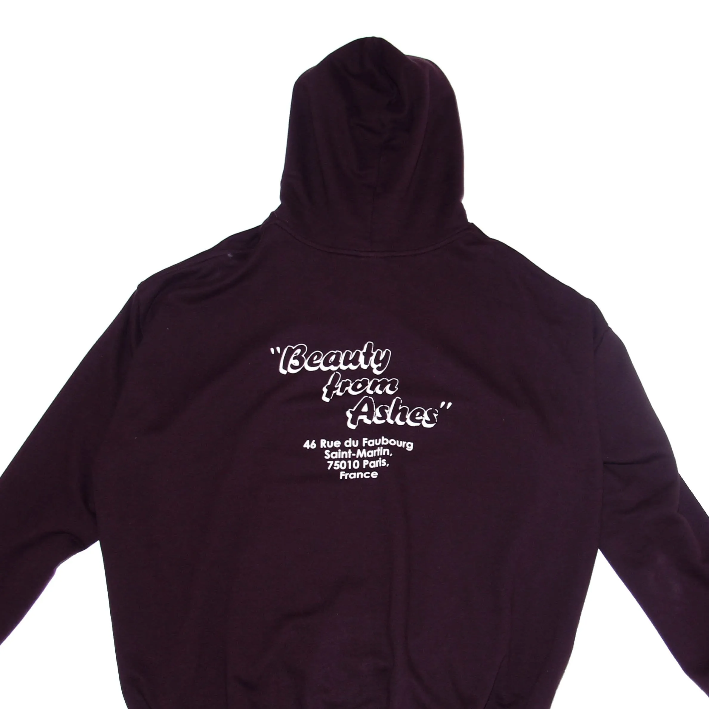Burgundy Paris Hoodie
