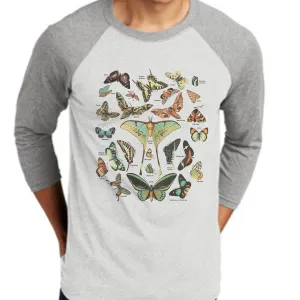 Butterfly Lover 3/4 Sleeve Raglan Tee
