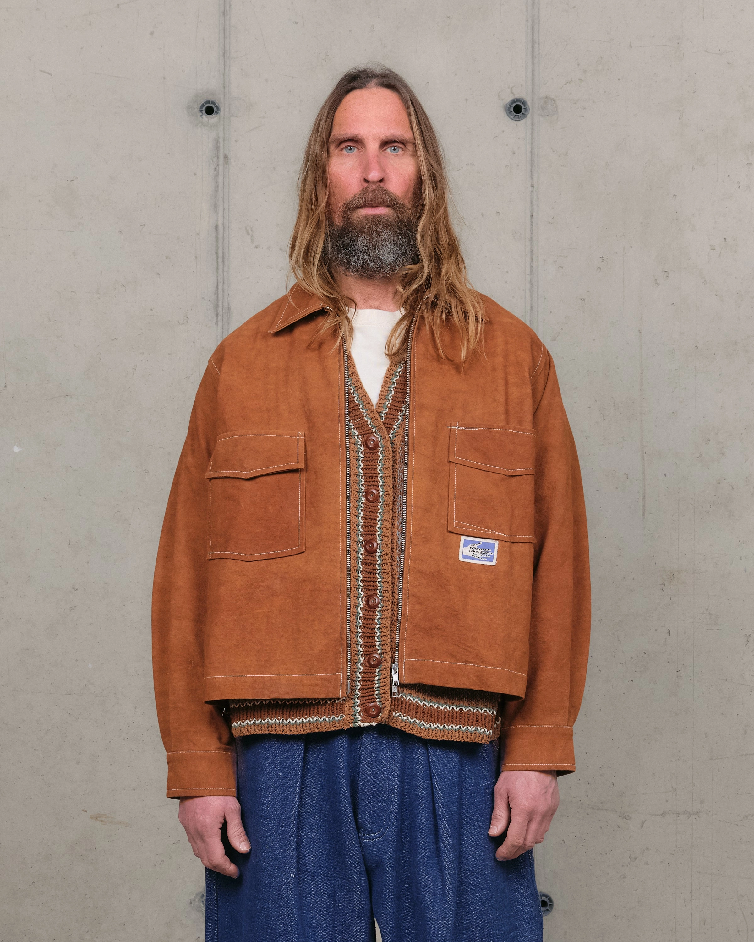 Outdoor Casual Movement Friendly 555 Jacket - Brown Wonky-Wear