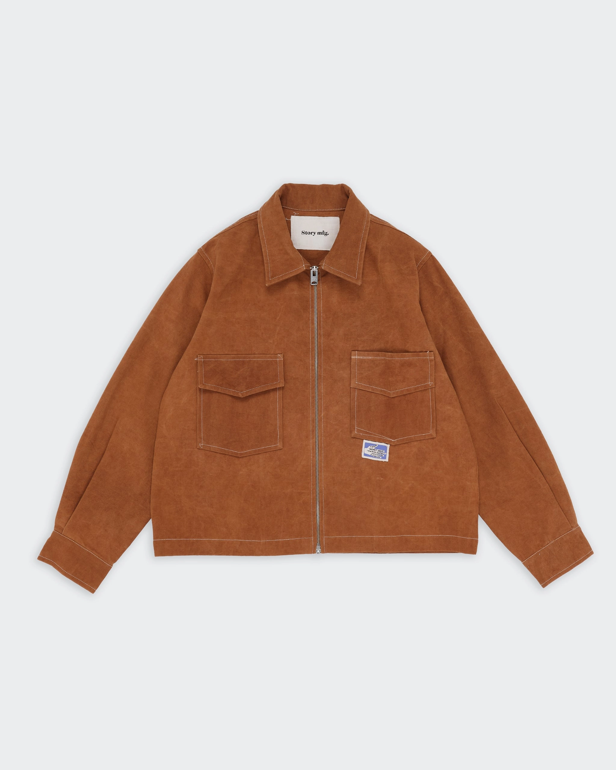 555 Jacket - Brown Wonky-Wear Brunch Outfit Classic Wear Luxury