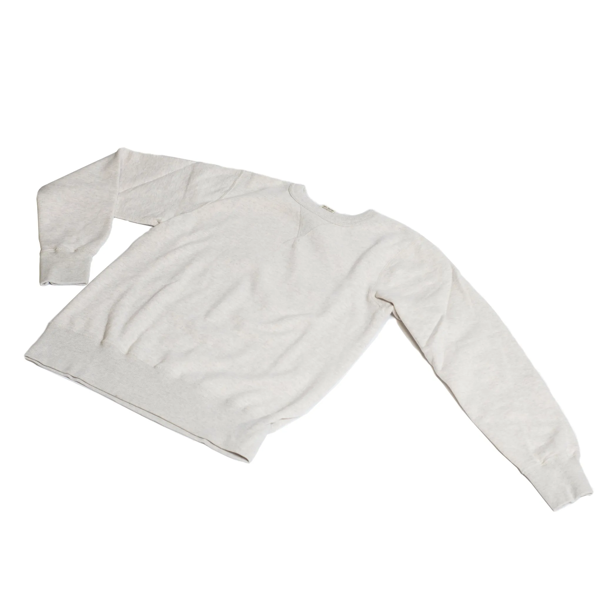 Buzz Rickson's Loopwheel Crewneck Sweatshirt Oatmeal