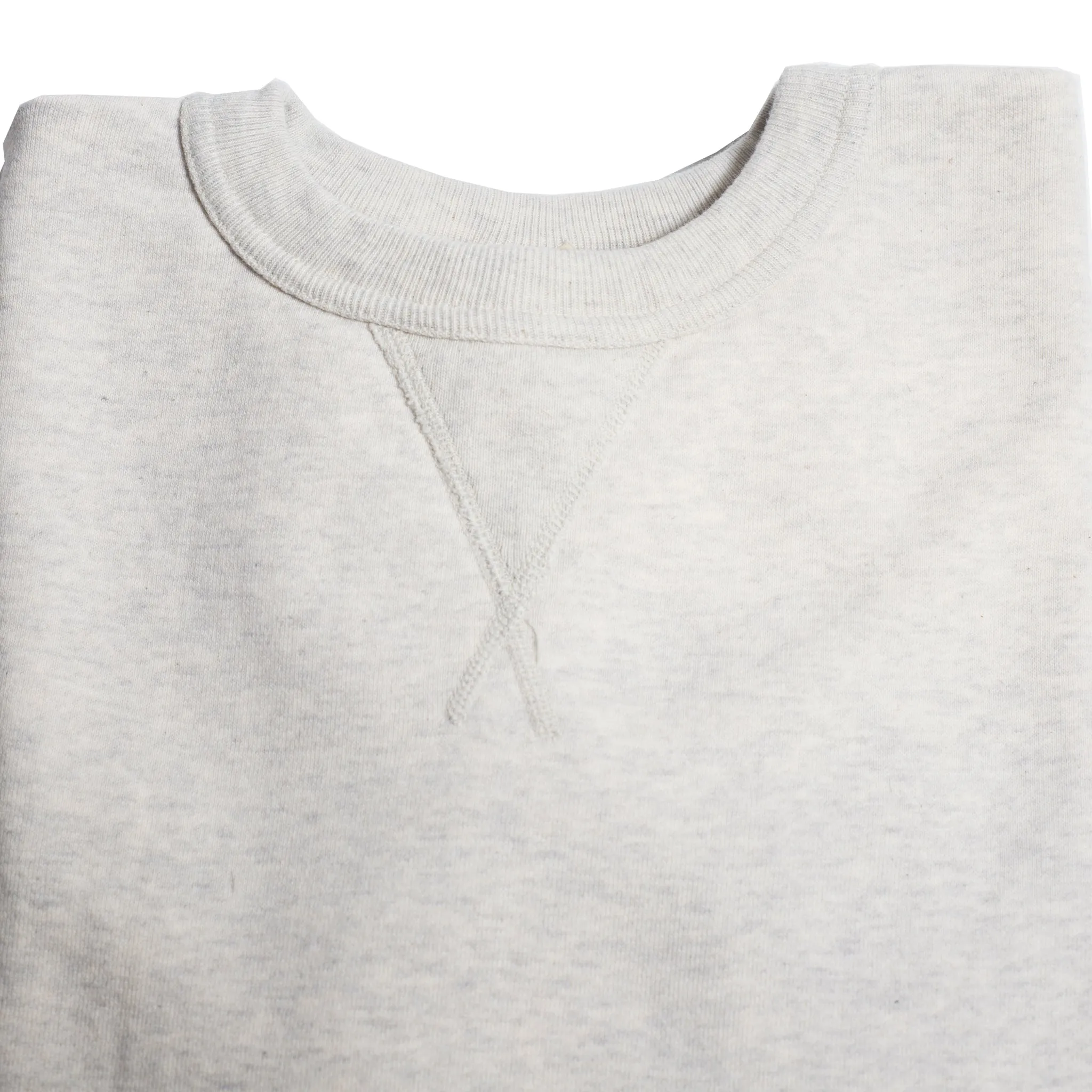 Buzz Rickson's Loopwheel Crewneck Sweatshirt Oatmeal