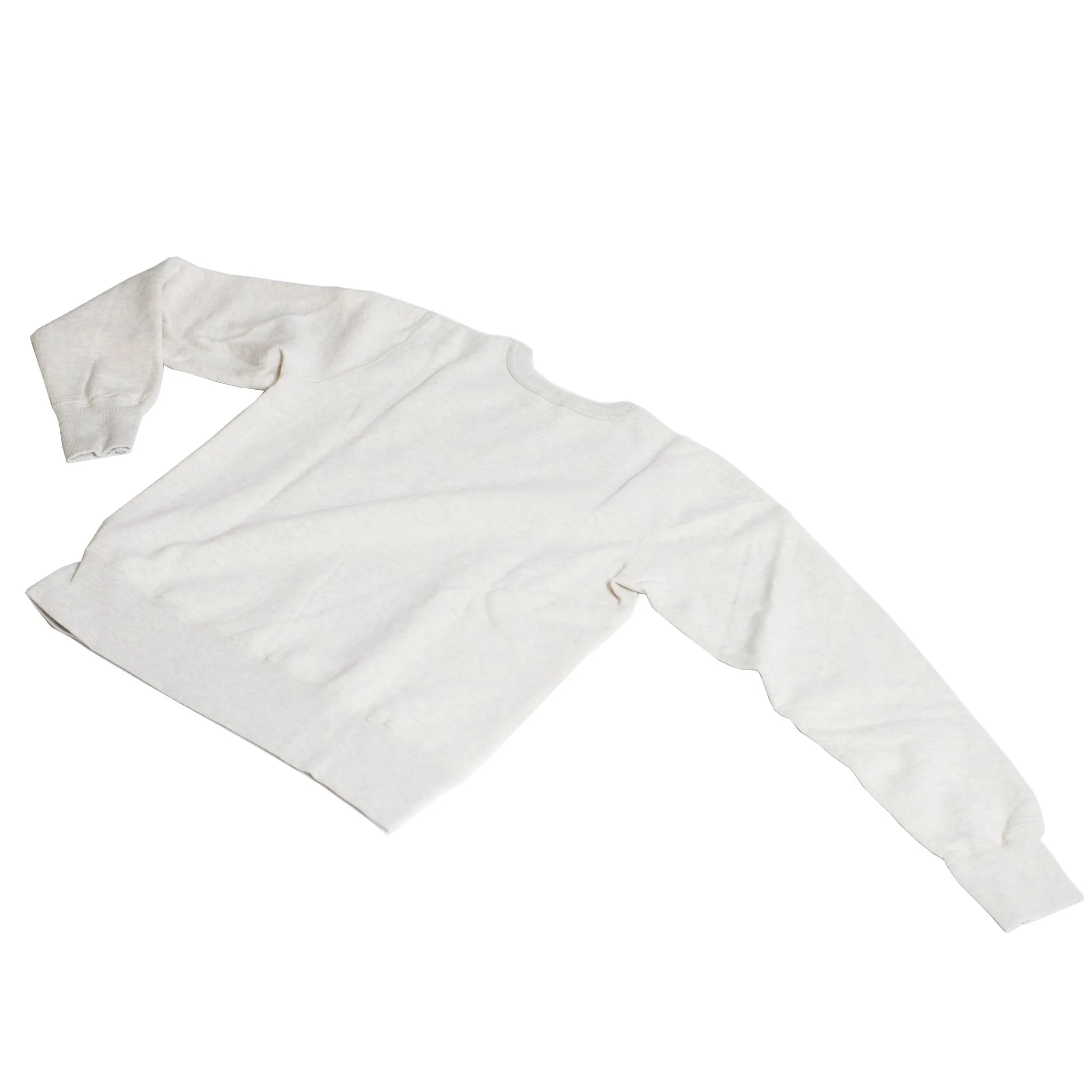 Buzz Rickson's Loopwheel Crewneck Sweatshirt Oatmeal