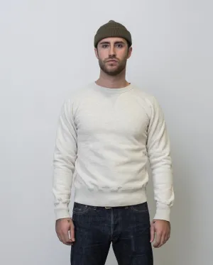 Buzz Rickson's Loopwheel Crewneck Sweatshirt Oatmeal