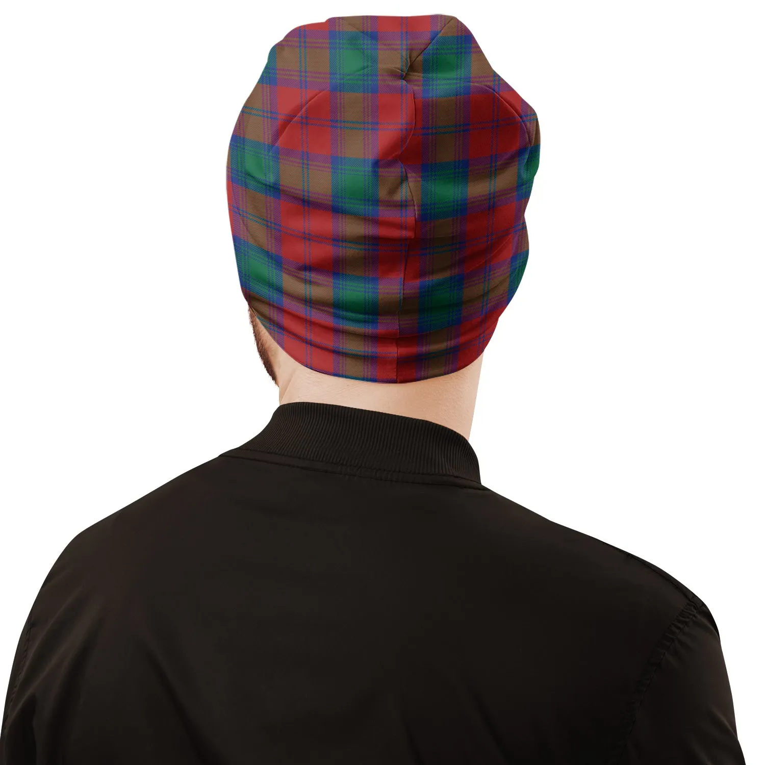 Byres (Byses) Tartan Beanies Hat with Family Crest