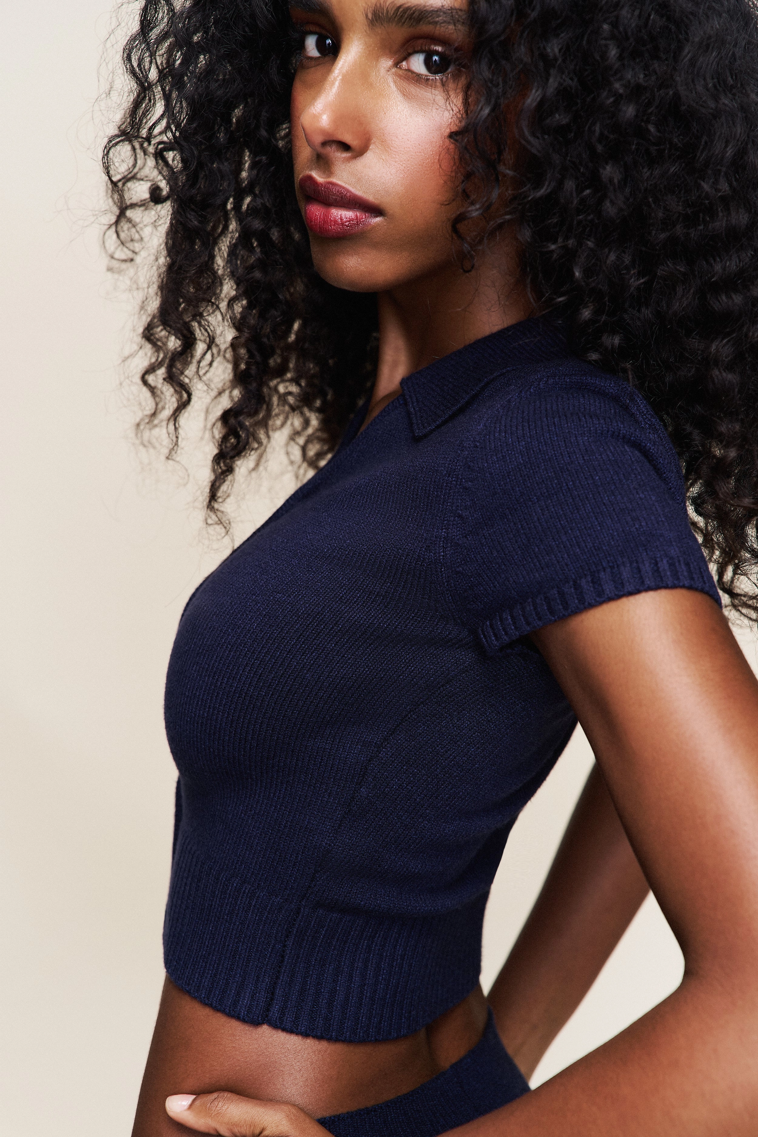 Office Casual Look Calesia Zip Up Top