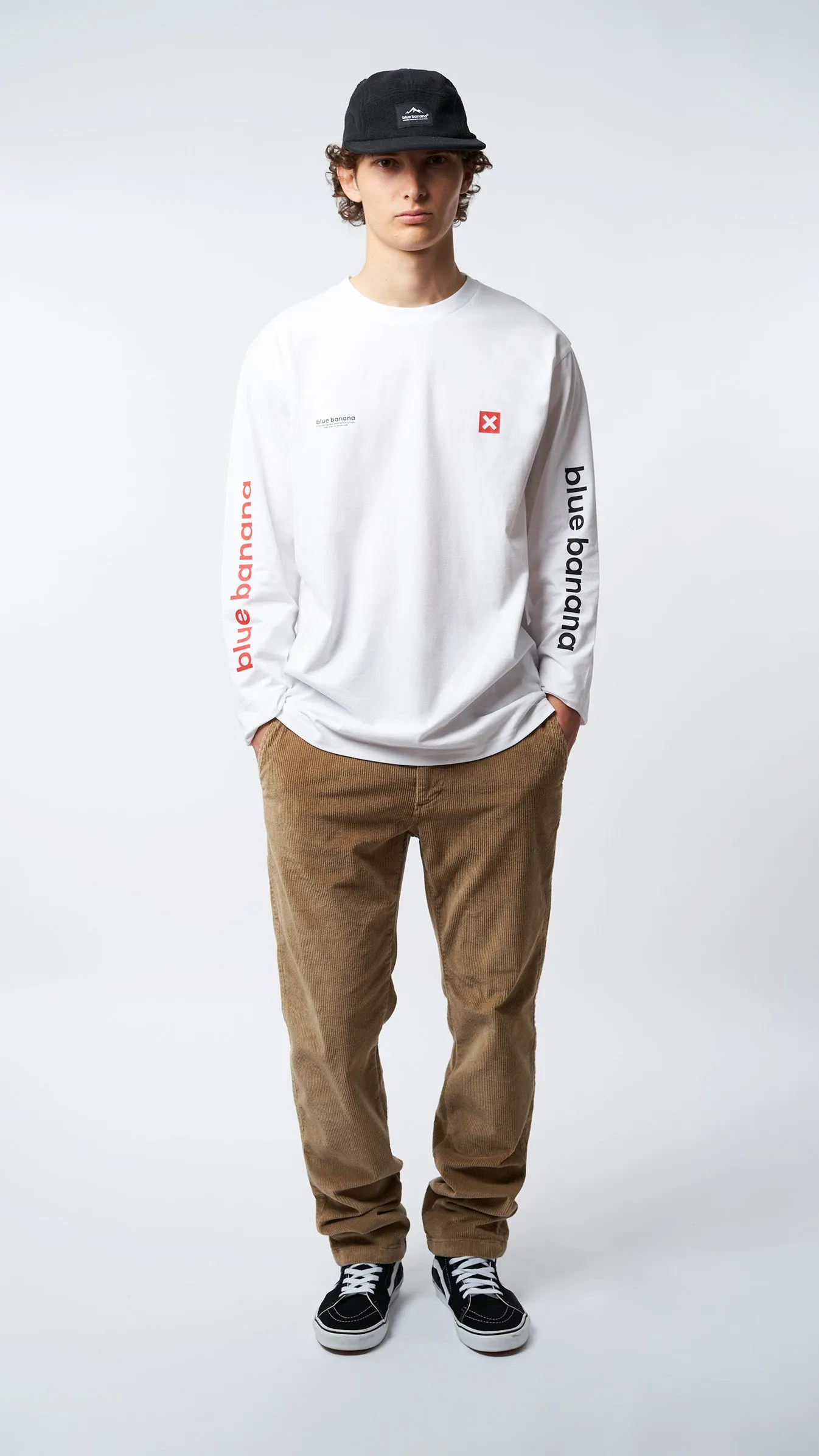 CAMISETA LS CORE BLANCA