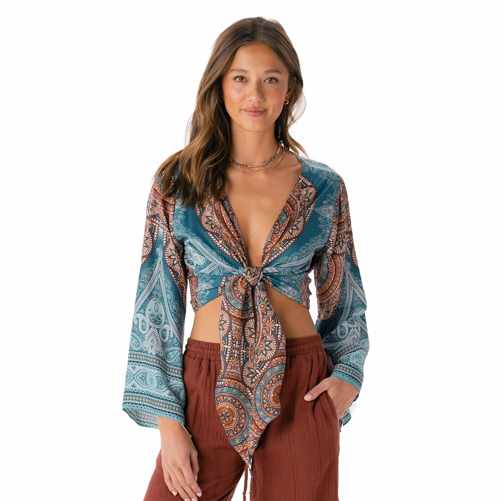 Laser Cut Edges Canggu Daydreamer Top