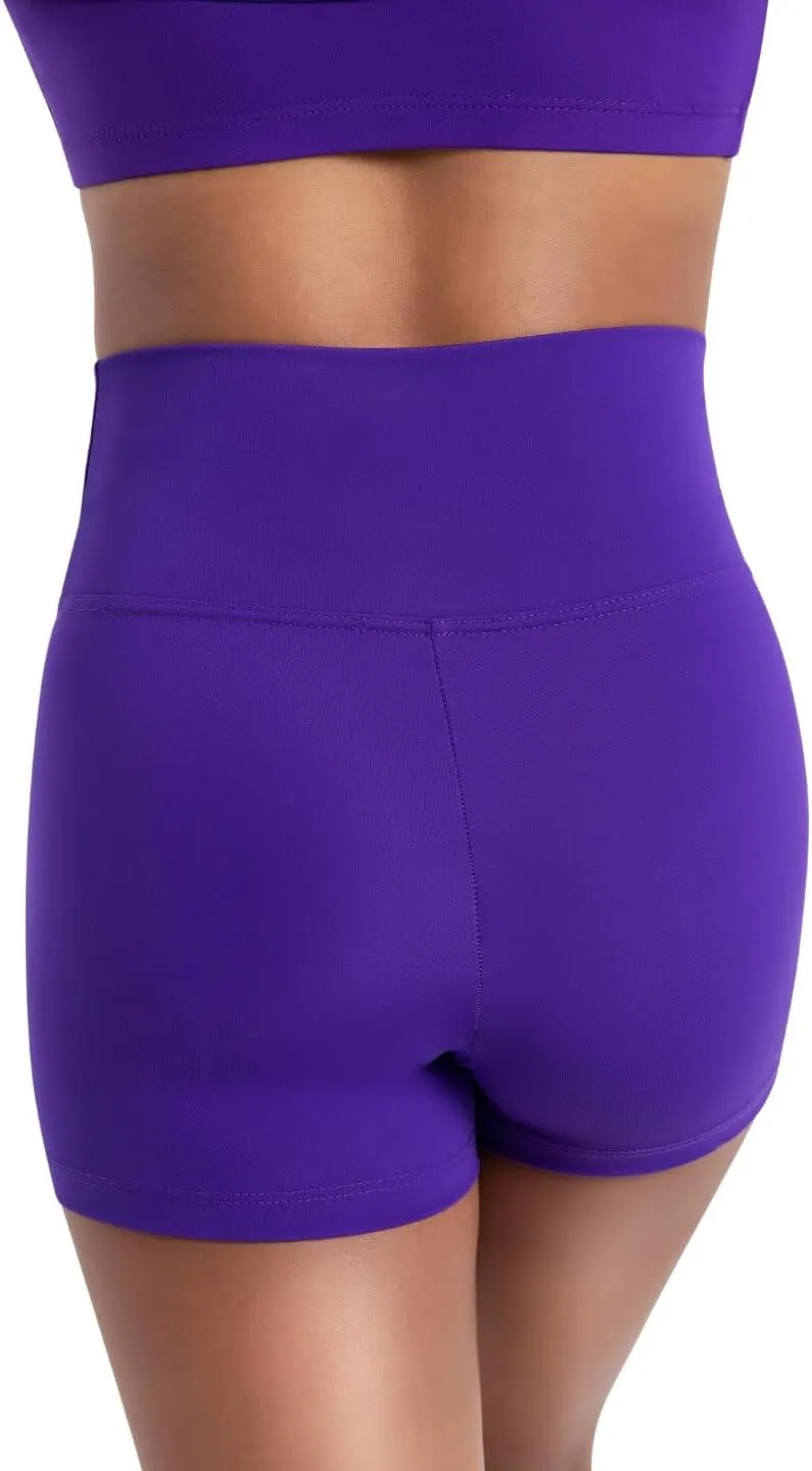 Capezio Women's High Waisted Shorts