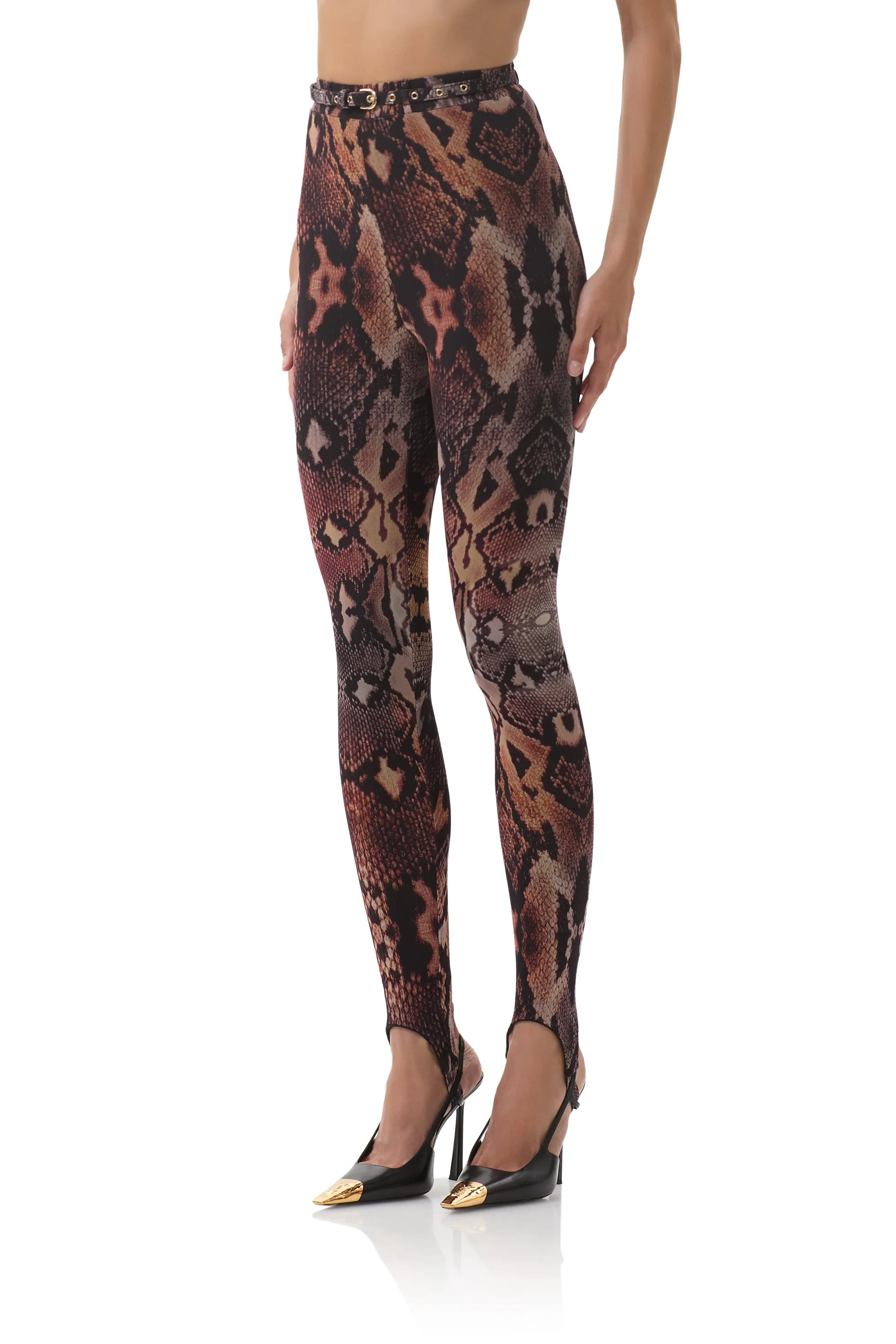 Carey Stirrup Pant - Scattered Snake Training Wear LowProfileStitching