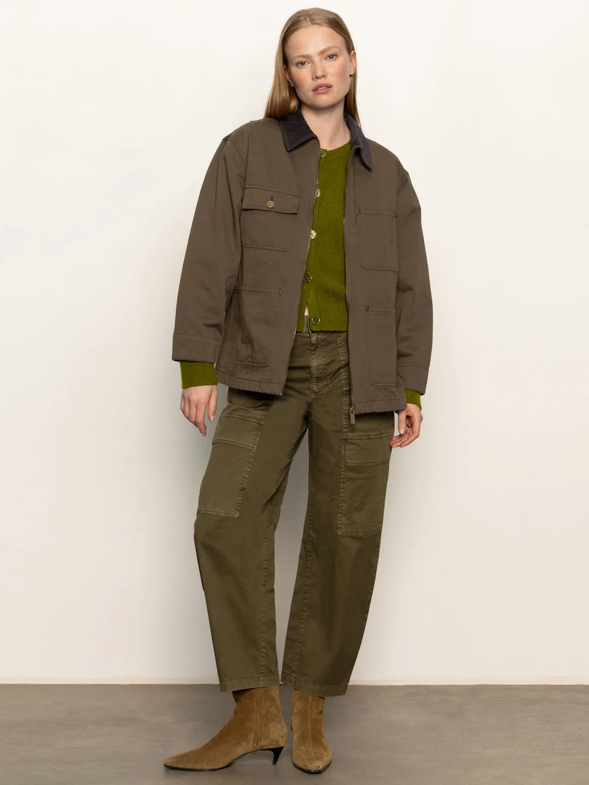 Barn Jacket Burnt Olive afternoon MultiPocketDesign