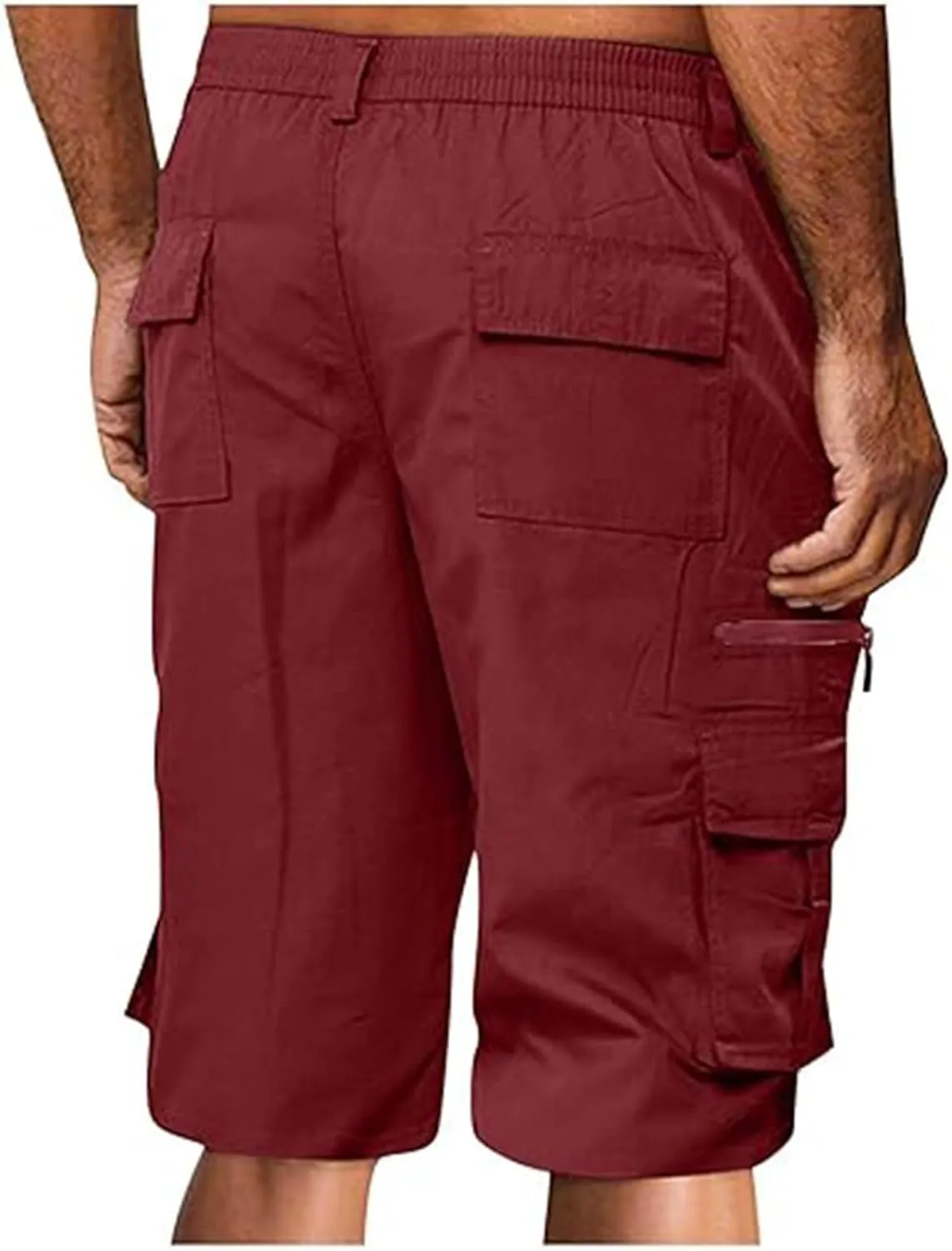 Cargo Shorts for Men Casual Bermuda Shorts Loose Hiking Shorts Outdoor Beach Running Athletic Shorts
