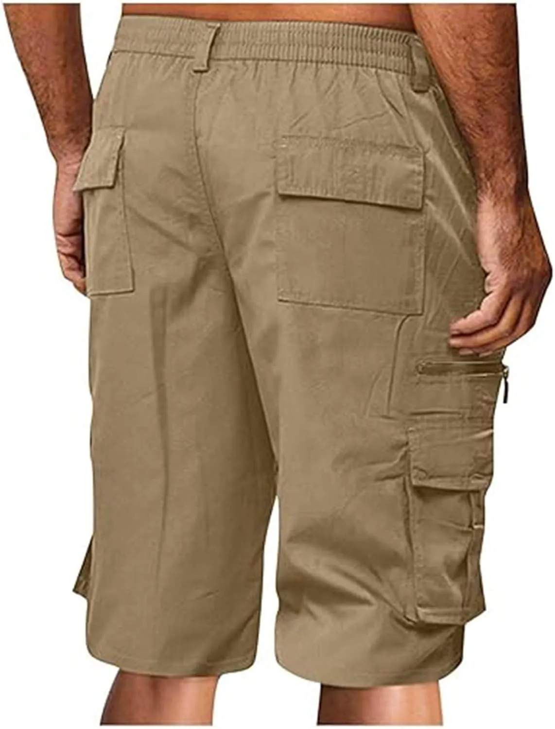 Cargo Shorts for Men Casual Bermuda Shorts Loose Hiking Shorts Outdoor Beach Running Athletic Shorts