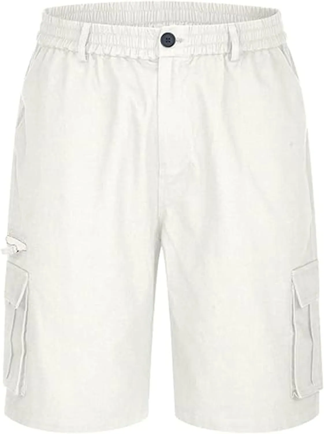 Cargo Shorts for Men Casual Summer Trendy Shorts Outdoor Work Shorts Lightweight Loose Fit Athletic Solid Shorts