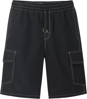 Cargo Shorts for Men Elastic Waist Breathable Workout Shorts with Pockets