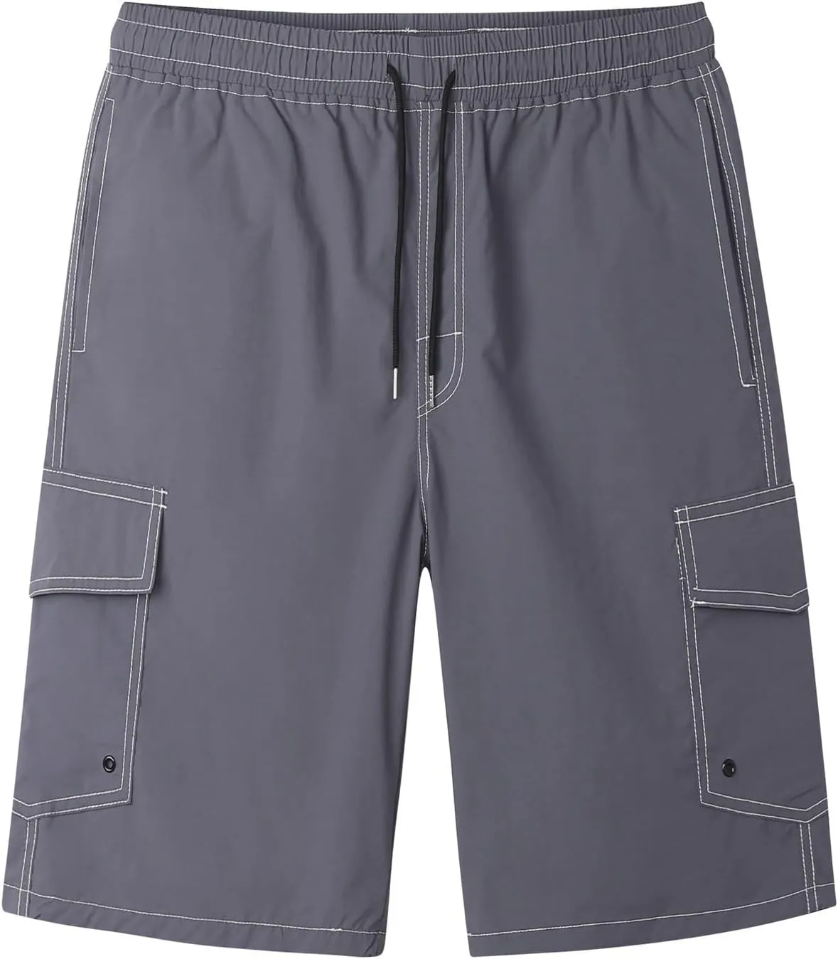 Cargo Shorts for Men Elastic Waist Breathable Workout Shorts with Pockets