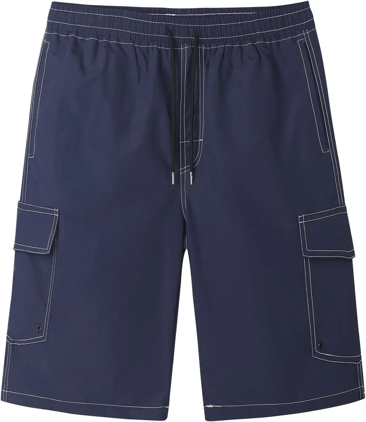 Cargo Shorts for Men Elastic Waist Breathable Workout Shorts with Pockets