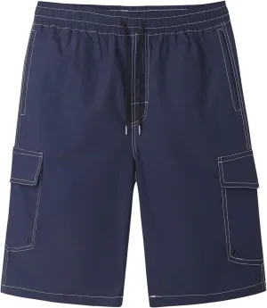 Cargo Shorts for Men Elastic Waist Breathable Workout Shorts with Pockets