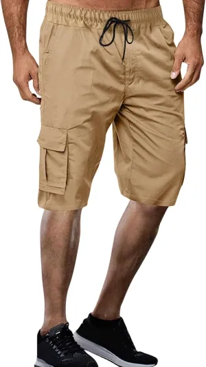 Cargo Shorts for Men Fashion Stretch Work Shorts Outdoor Hiking Fishing Cargo Shorts Tactical Athletic Shorts Mens Cycling Shorts