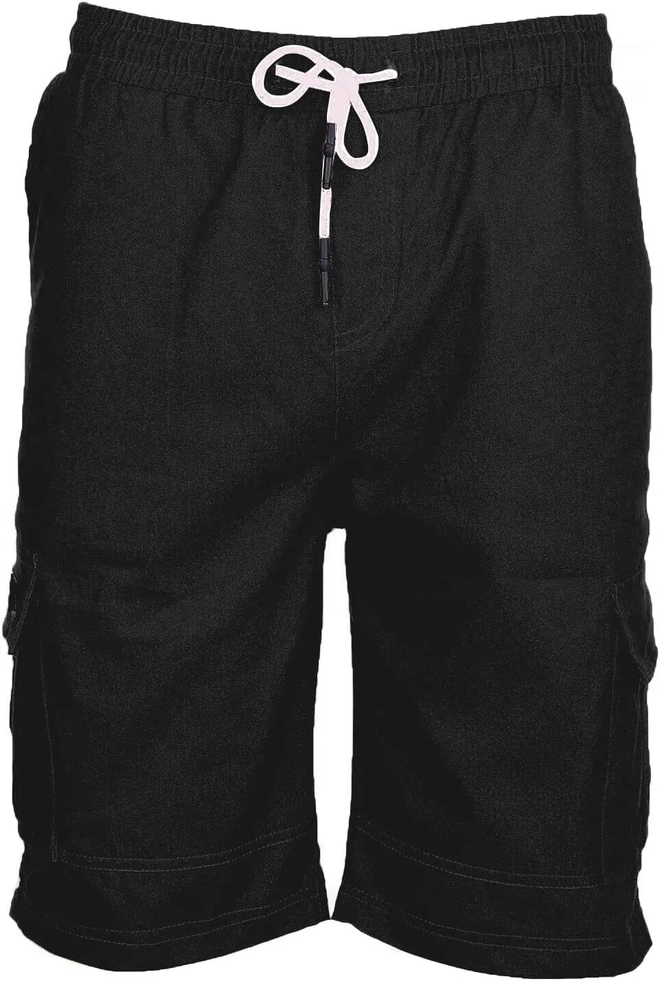 Cargo Shorts for Men Relaxed Fit Work Shorts Outdoor Military Tactical Shorts Elastic Waist Pocket Hiking Shorts