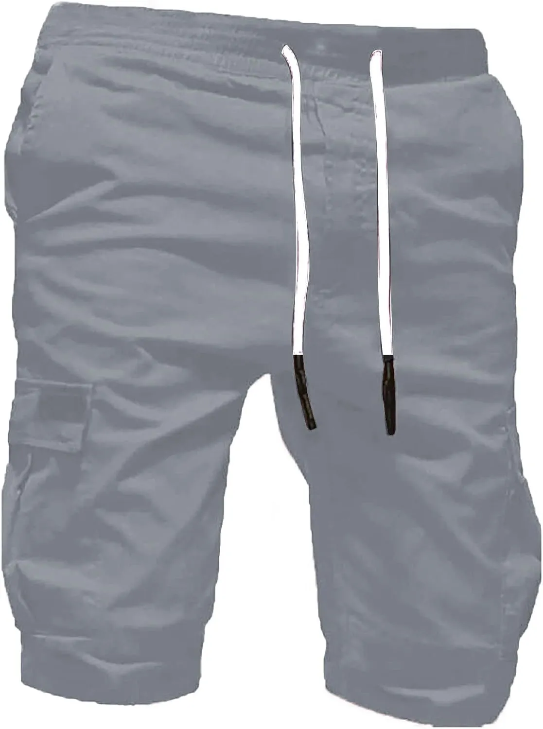 Cargo Shorts for Men Relaxed Fit Work Shorts Outdoor Military Tactical Shorts Elastic Waist Pocket Hiking Shorts