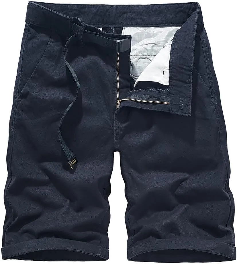 Cargo Shorts for Men Stretch Waist Lightweight Quick Dry Short Pants Comfort Stretch Athletic Workout Hiking Shorts