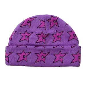 Carpet Company 'C Star' Beanie (Plum)