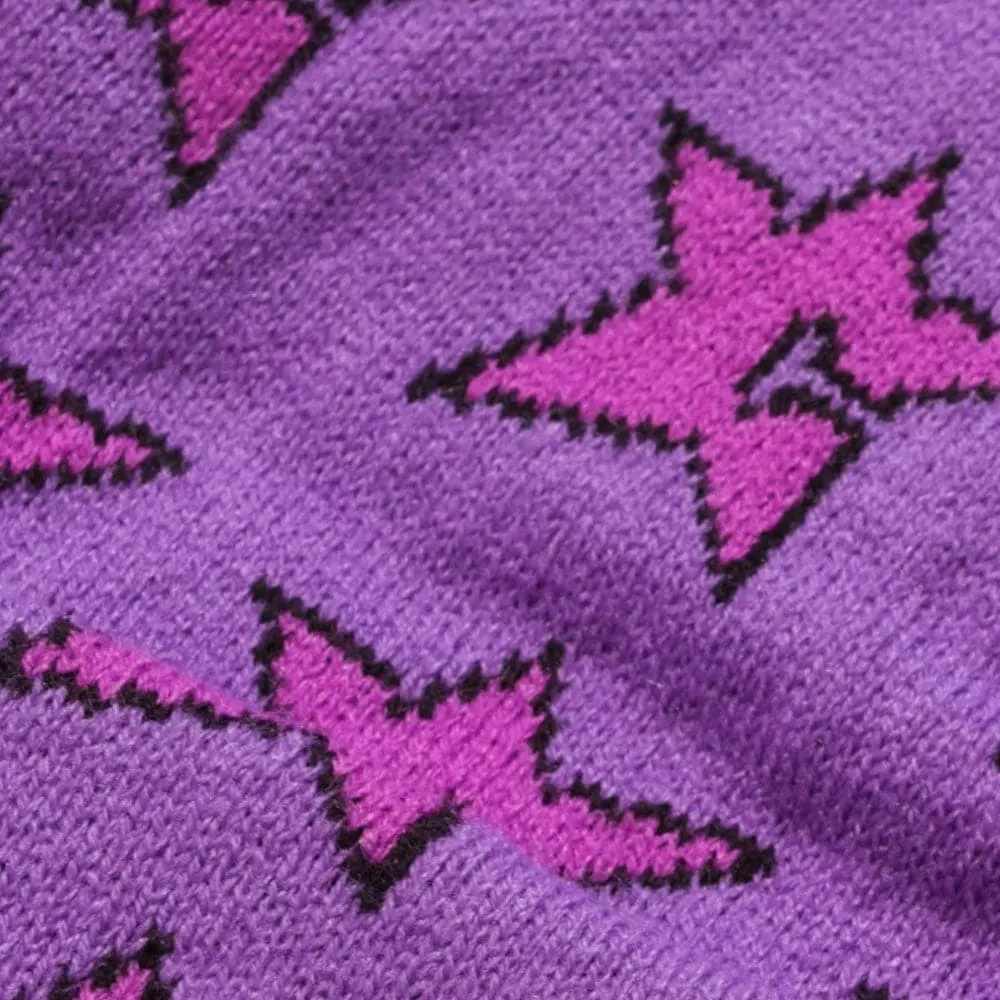 Carpet Company 'C Star' Beanie (Plum)