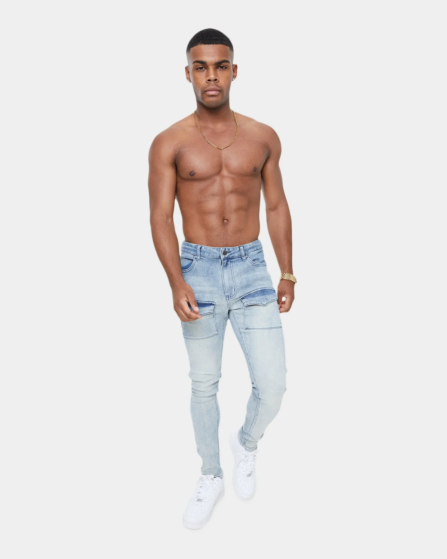 Carré Artisan Cargo Jean Vintage Wash