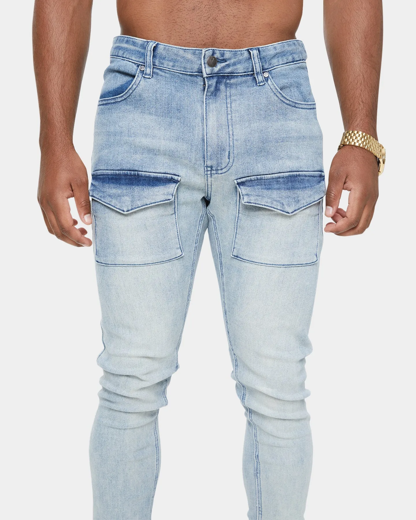 Carré Artisan Cargo Jean Vintage Wash