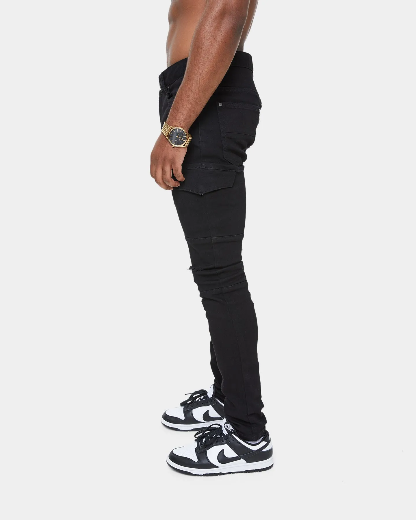 Carré Sommet Cargo Jean Black