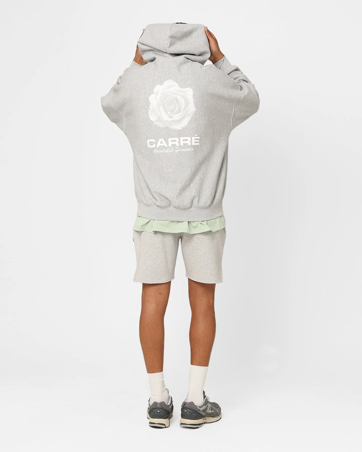 Carre RGB Oversized Hoodie Grey Marle