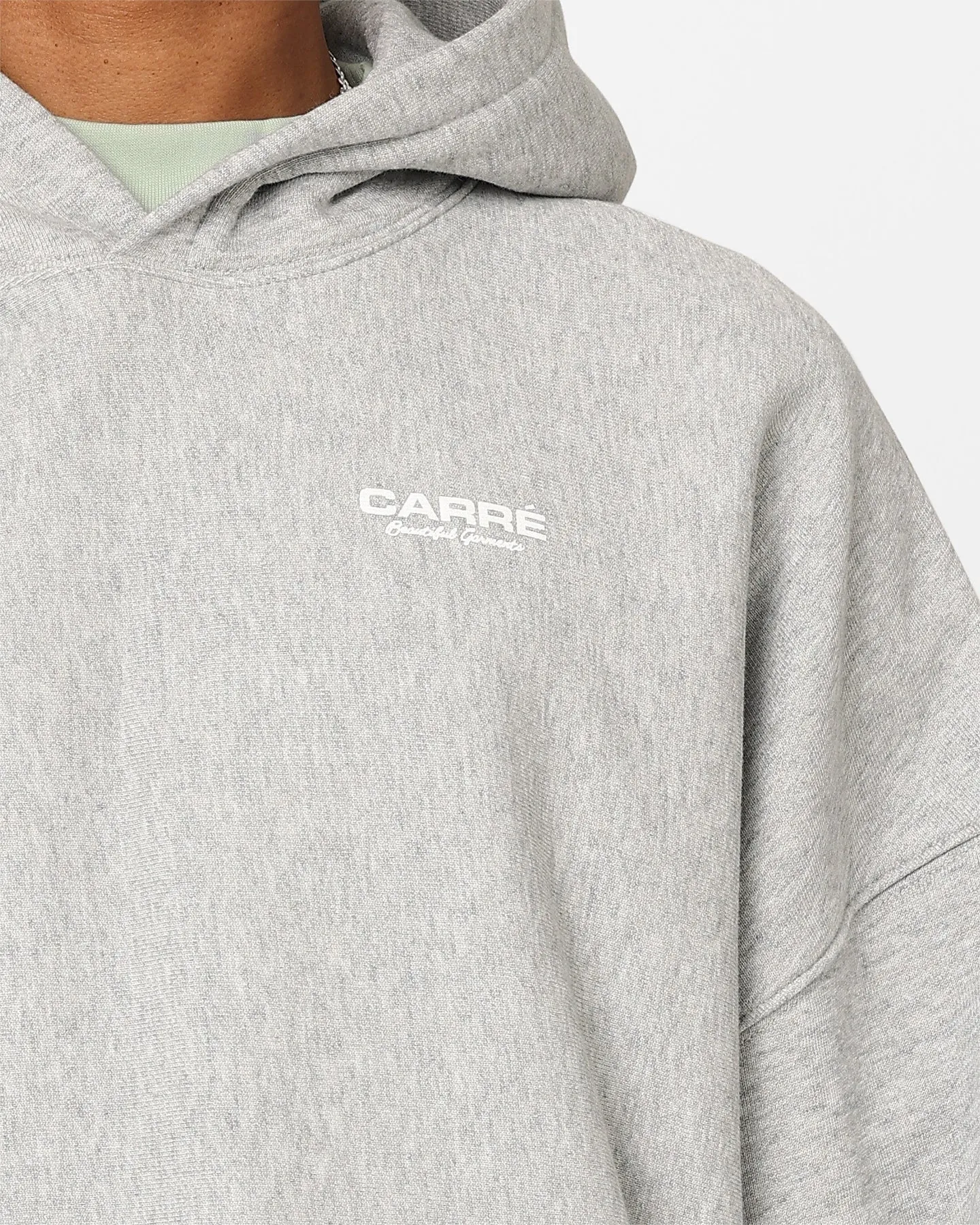 Carre RGB Oversized Hoodie Grey Marle