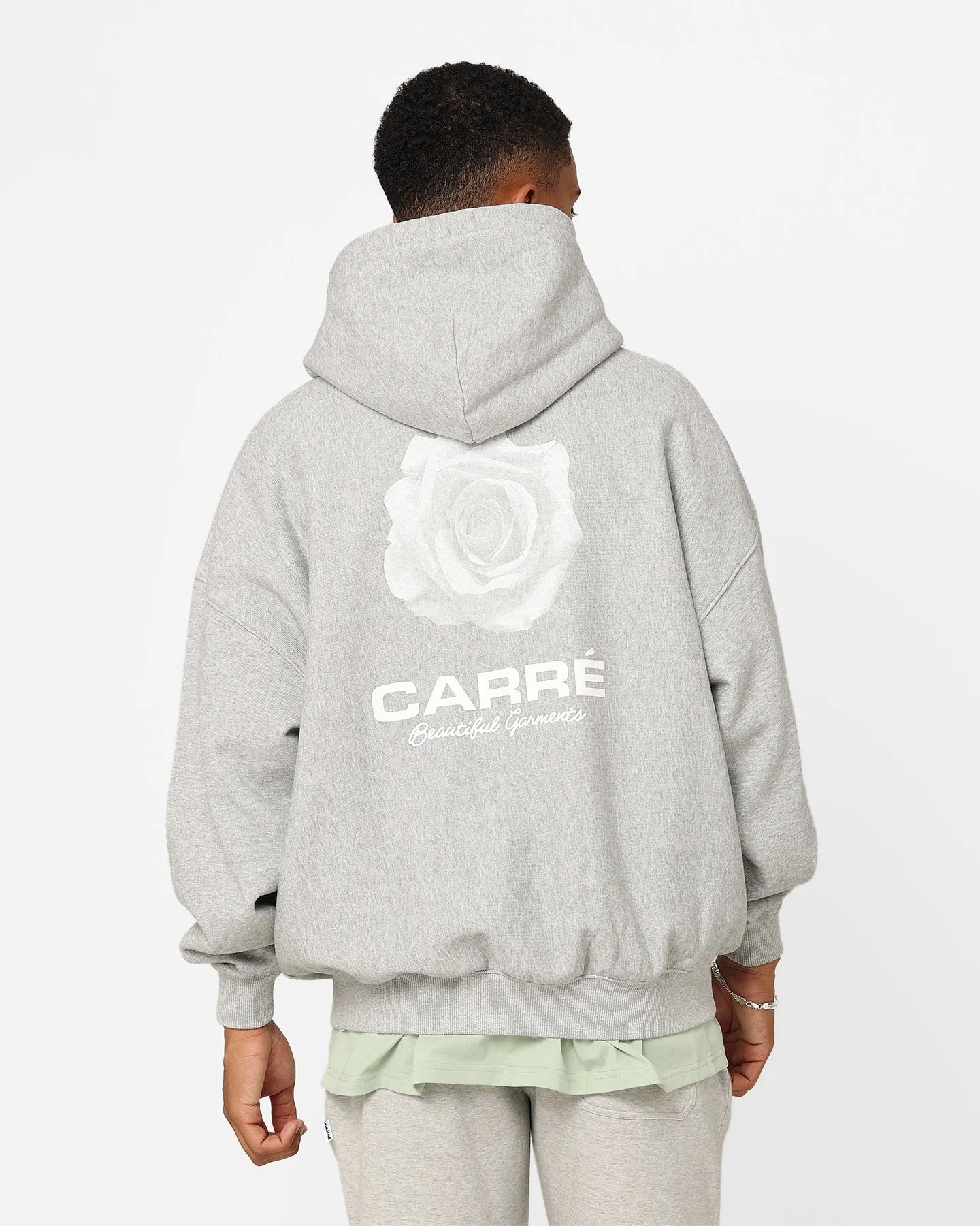 Carre RGB Oversized Hoodie Grey Marle