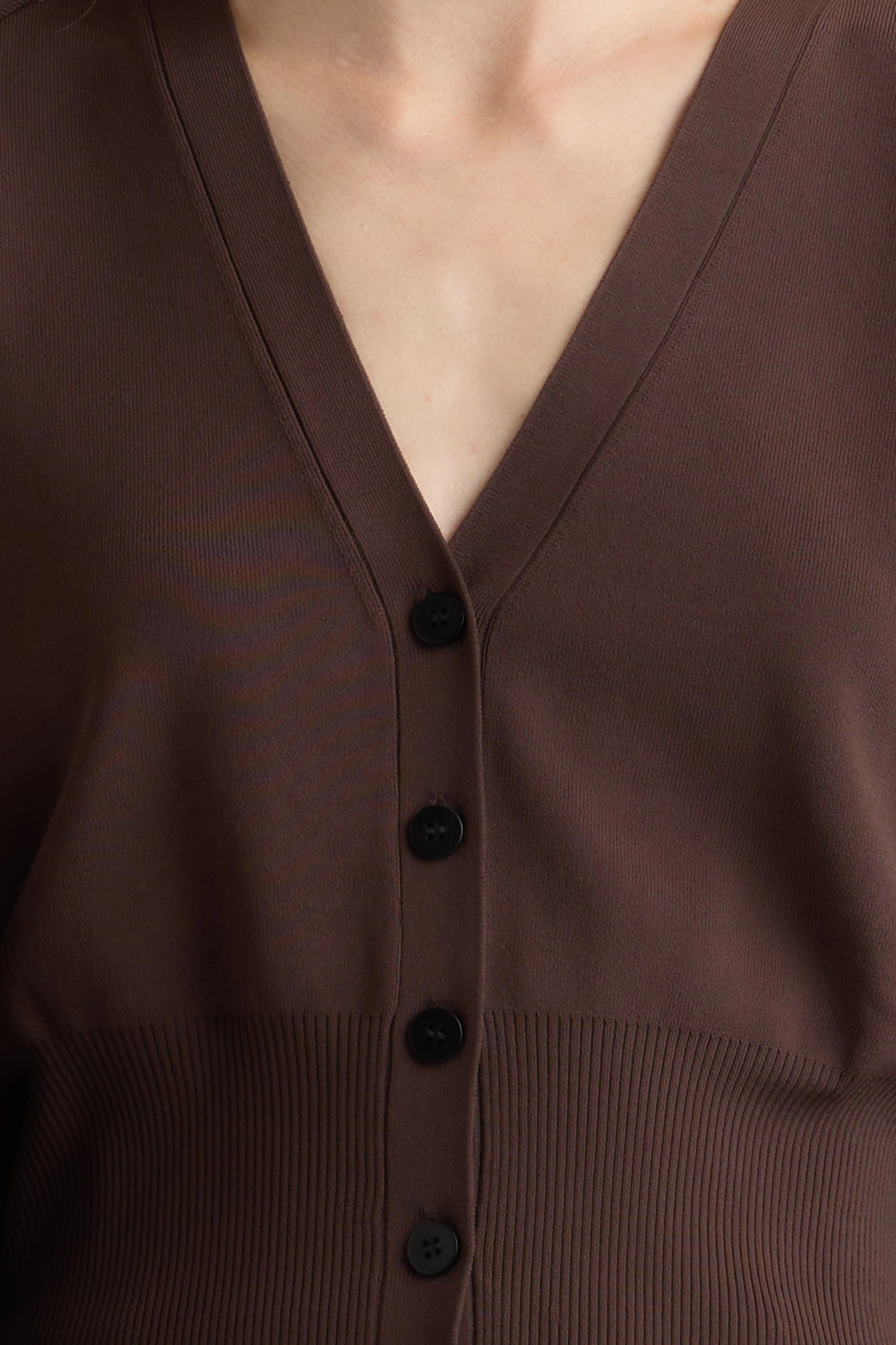 Carson Button-Front Cardigan Versatile Look