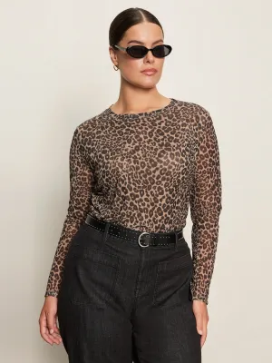 warm weather Long Sleeve Perfect Mesh Tee French Kitty Extended Sizing