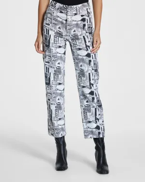 BROOKLYN JEAN PURE LOVE B&W Perfect Waist Durable piece